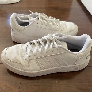 White Adidas Sneakers - Women’s 8